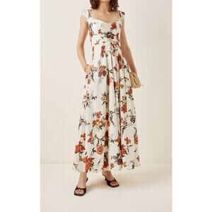 Brock Collection Tamiko Floral-Printed Cotton Cocktail Dress - 6